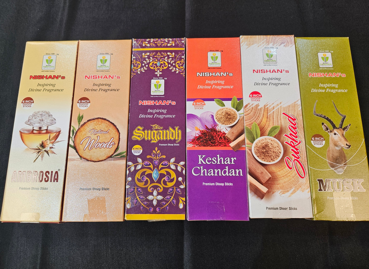 Nishan Premium 6 inch dhoop sticks