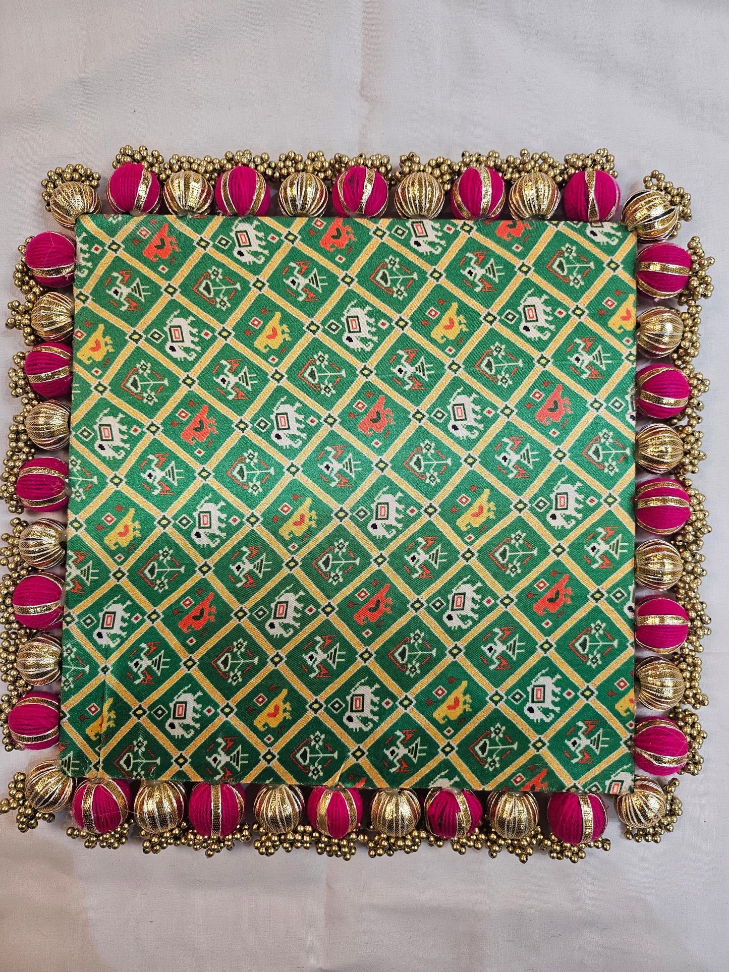 Square Decorative Flat Wedding tray