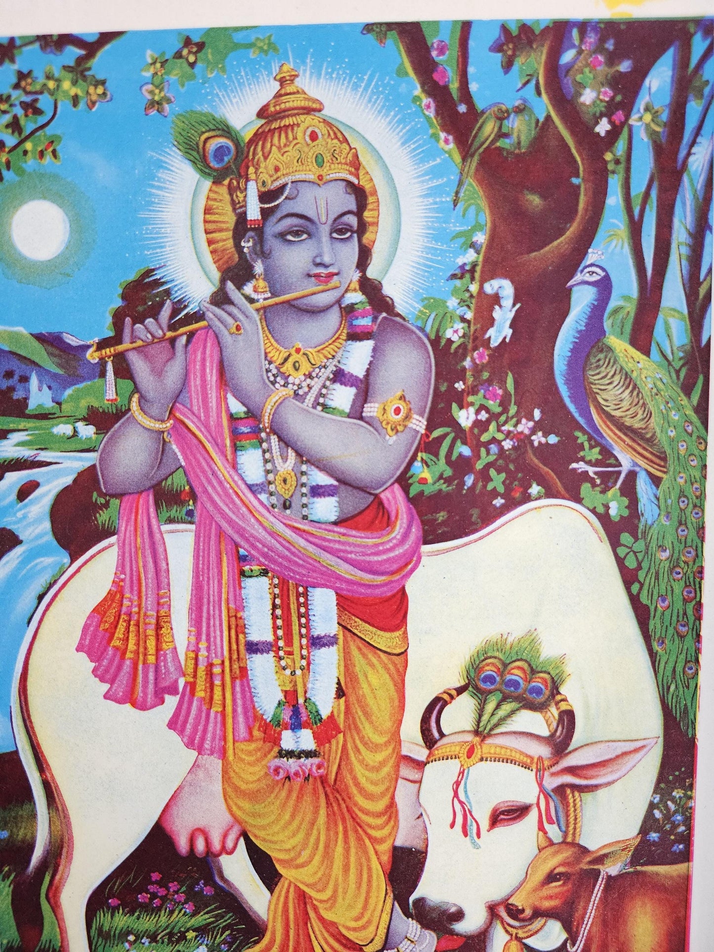 Hindu God Krishna 6.5in x 9.5in