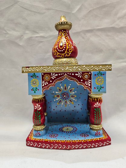 Mini Wooden Mandir