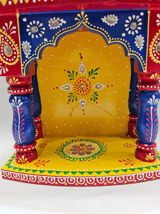 Mini Wooden Mandir