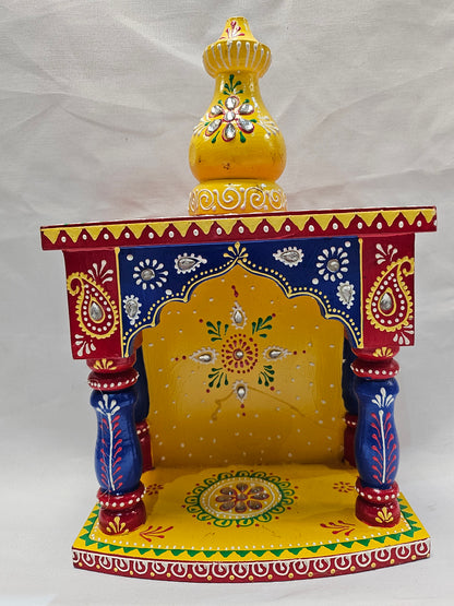 Mini Wooden Mandir
