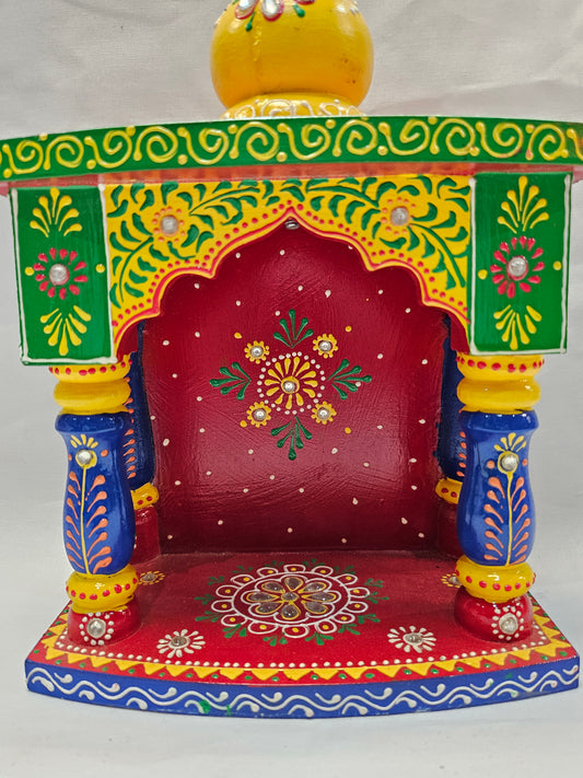 Mini Wooden Mandir