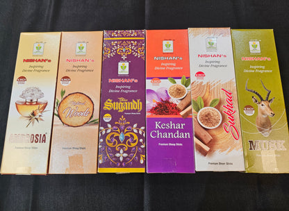Nishan Premium 6 inch dhoop sticks