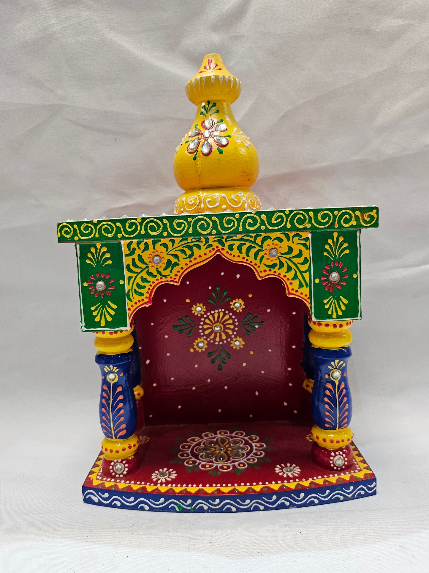Mini Wooden Mandir