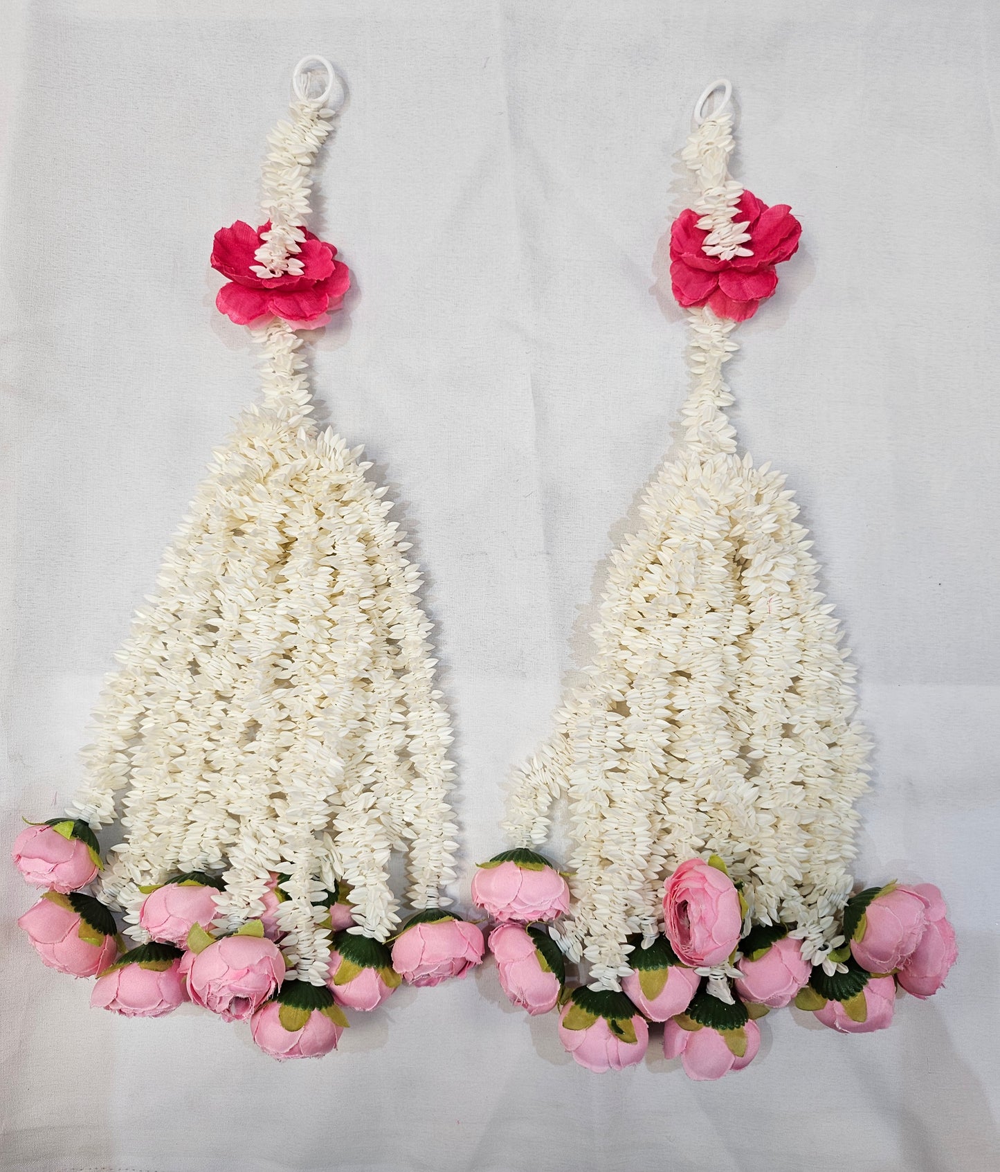 Artifical flower hanging dexorations for mehndi party