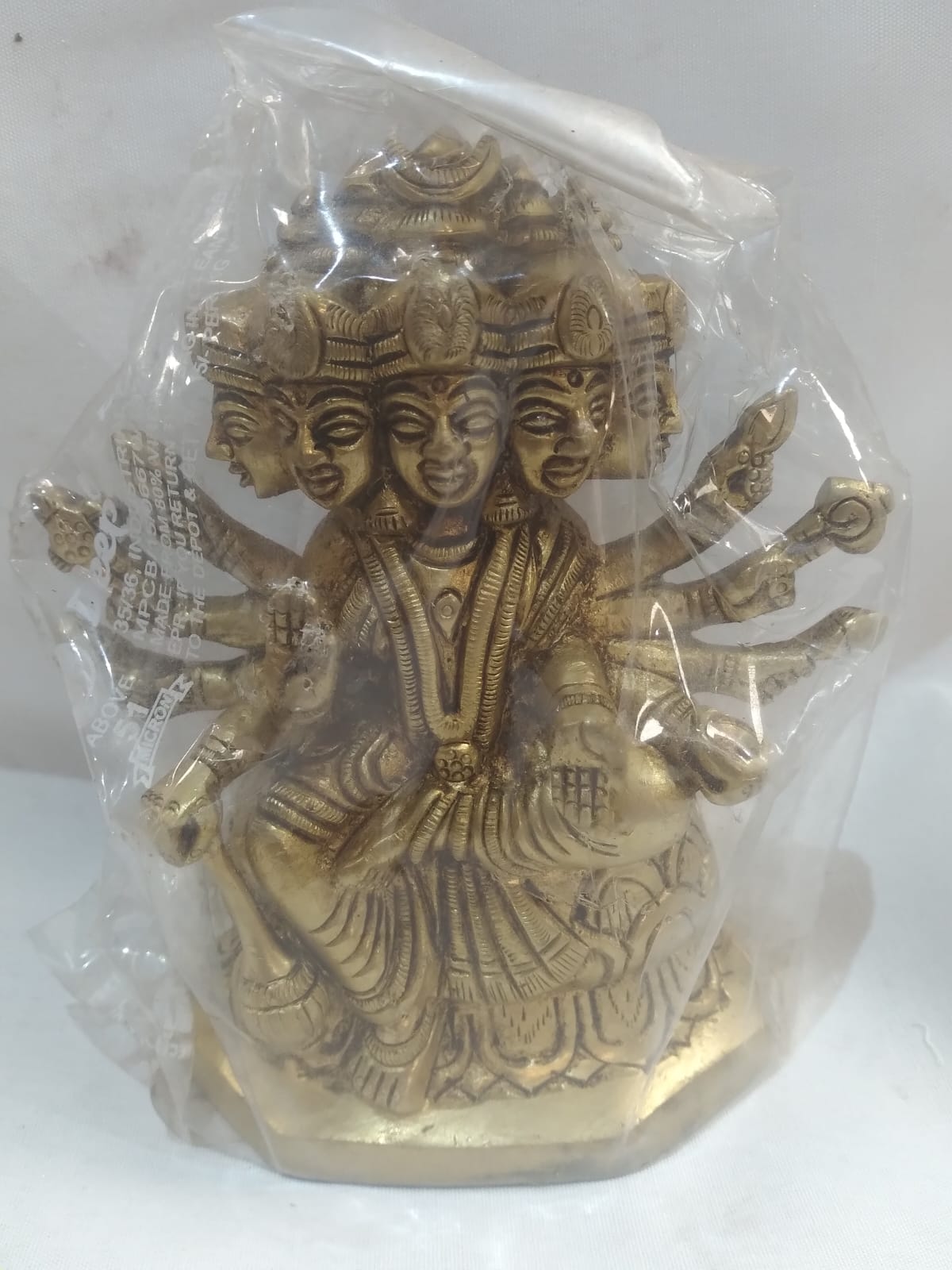 Brass Gayatri maa statue