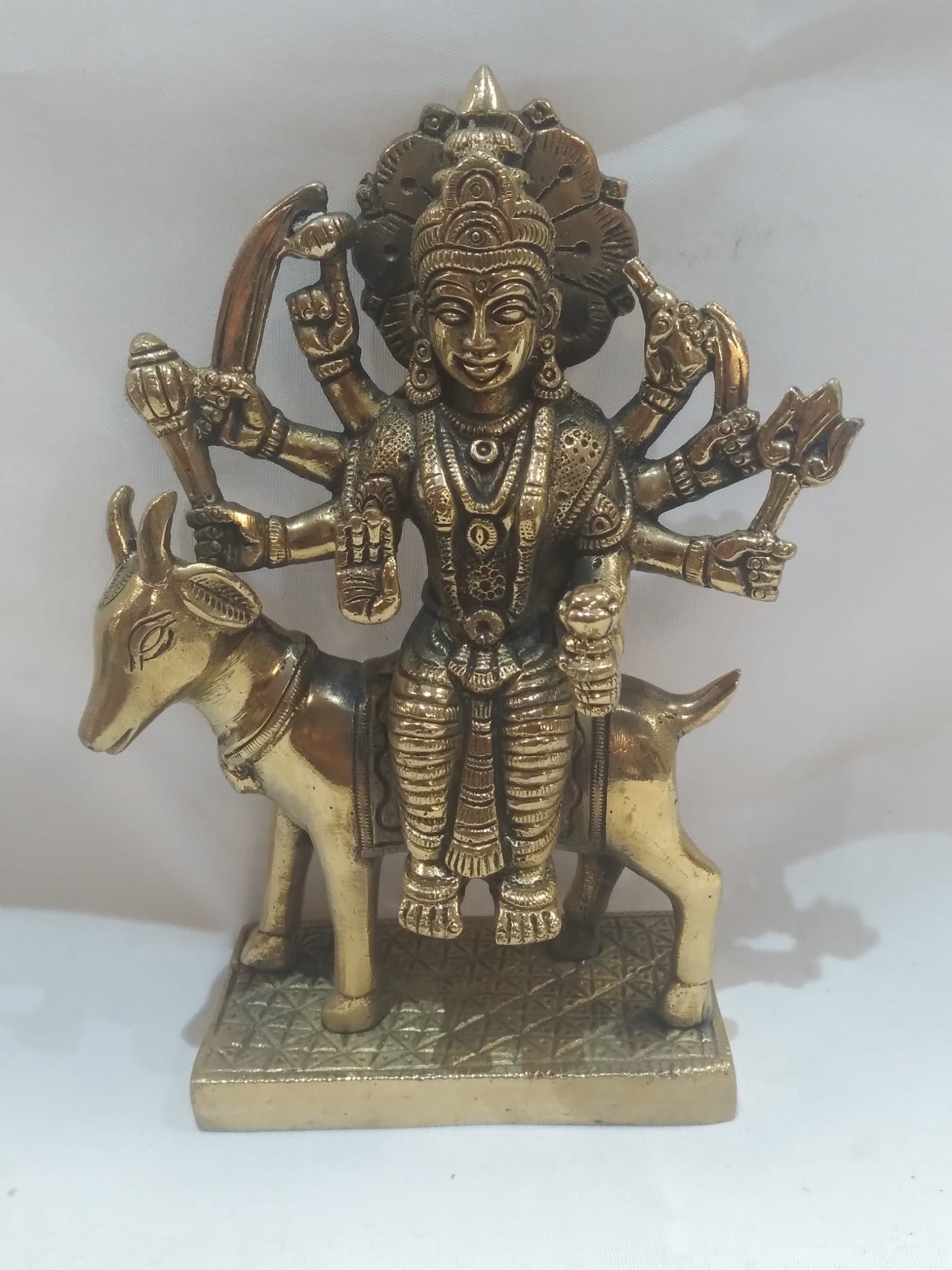 Brass Meldi Maa Statue