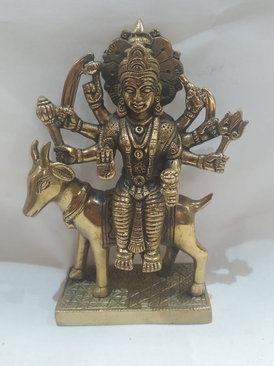 Brass Meldi Maa Statue
