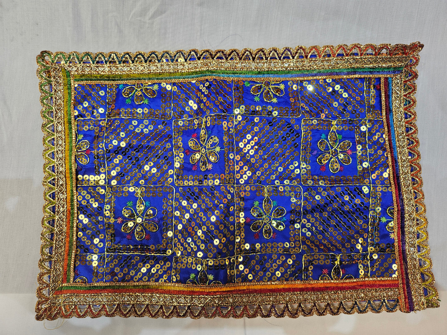 Heavy Square Design Bandhani Chundari/Chunri for Mataji/ Matarani
