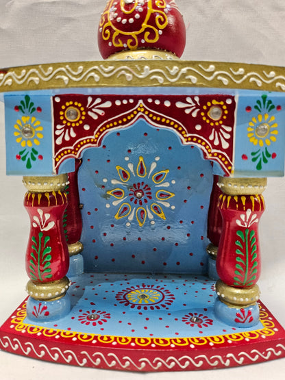 Mini Wooden Mandir
