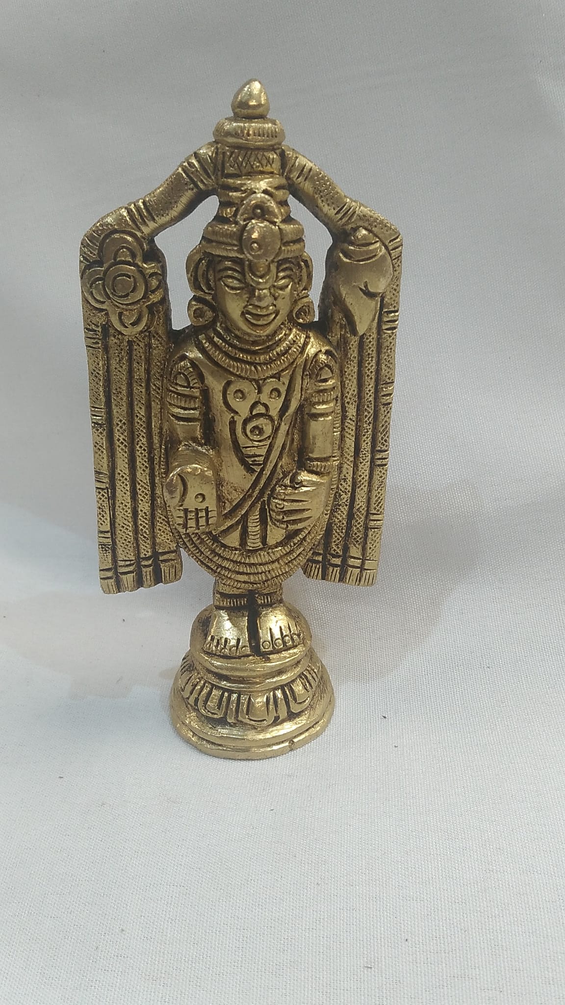 Brass Tirupati Balaji murti