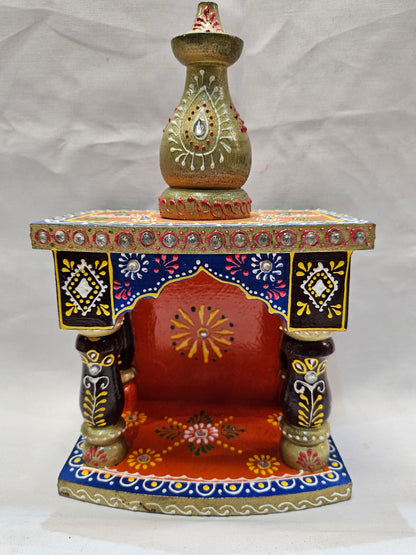 Mini Wooden Mandir