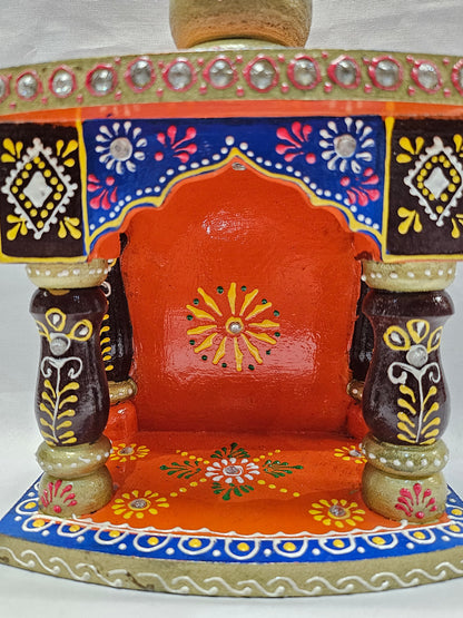 Mini Wooden Mandir
