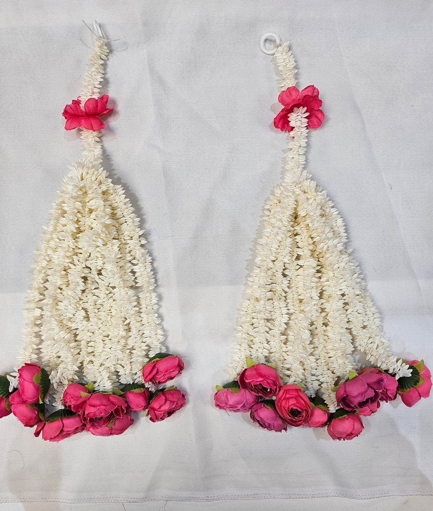Artifical flower hanging dexorations for mehndi party